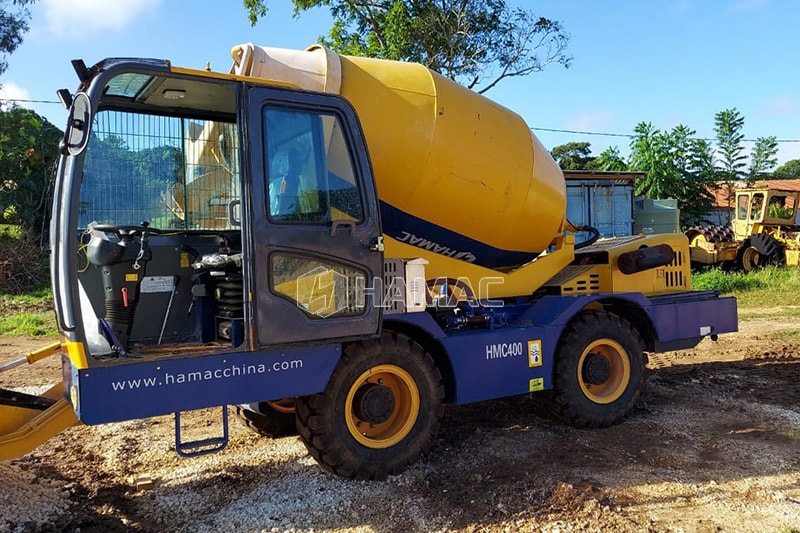 Model Baru HMC400 Mixer Beton Beban Sendiri Bekerja di NUKUALOFA, TONGA