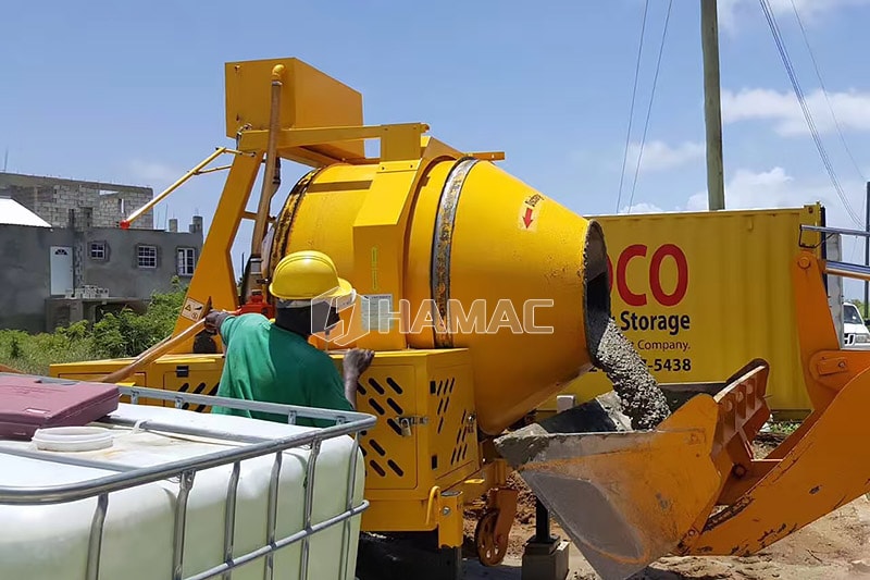 Mixer Beton Diesel JZR adalah produk berkualitas tinggi merek HAMAC