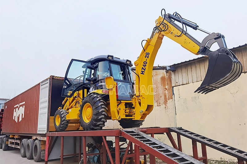 Fitur-fitur backhoe loader HAMAC untuk dijual