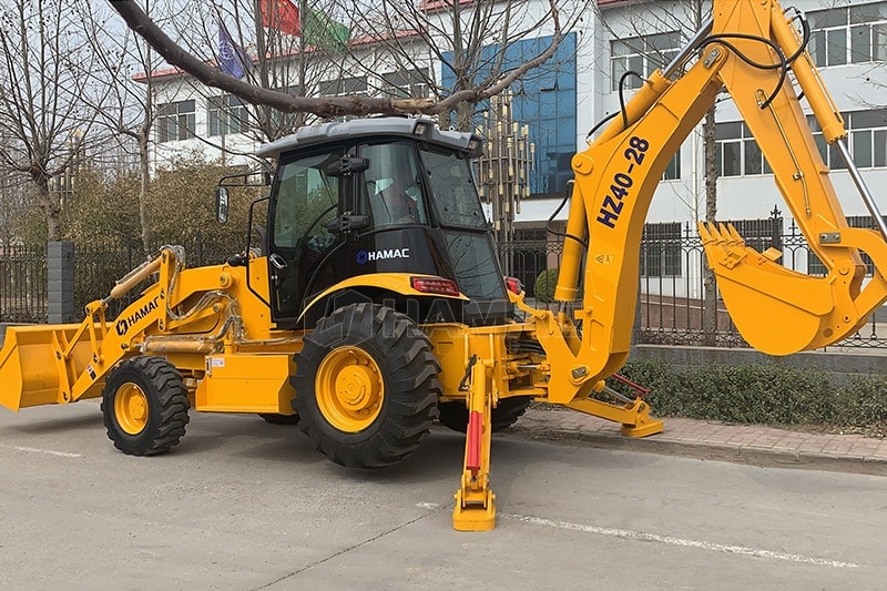 Backhoe loader memiliki dua fungsi