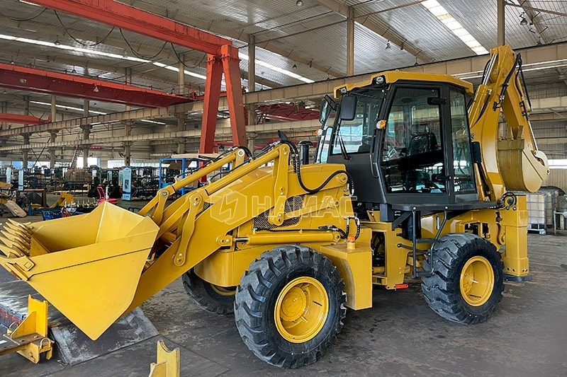 Backhoe loader HZ30-25 dengan sasis artikulasi