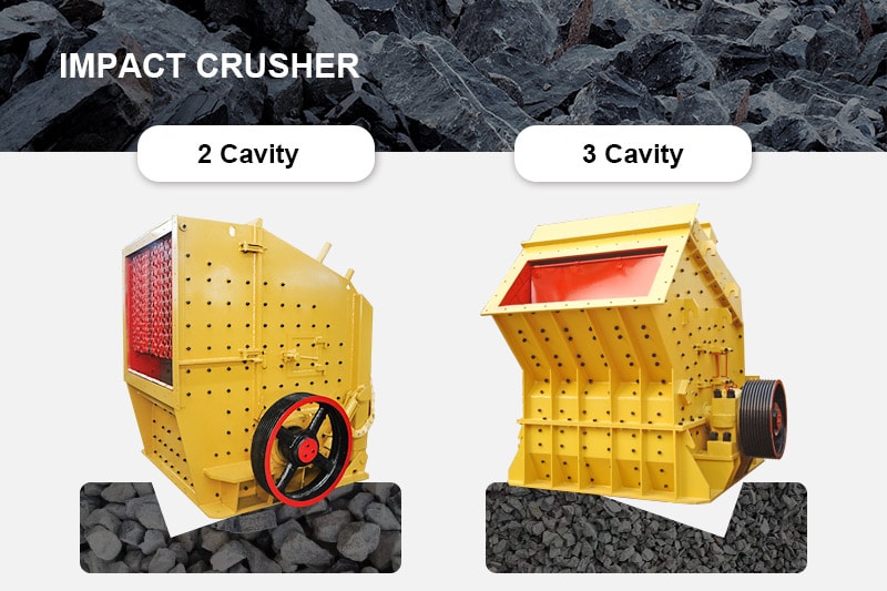 Jenis dan model crusher dampak yang HAMAC sediakan