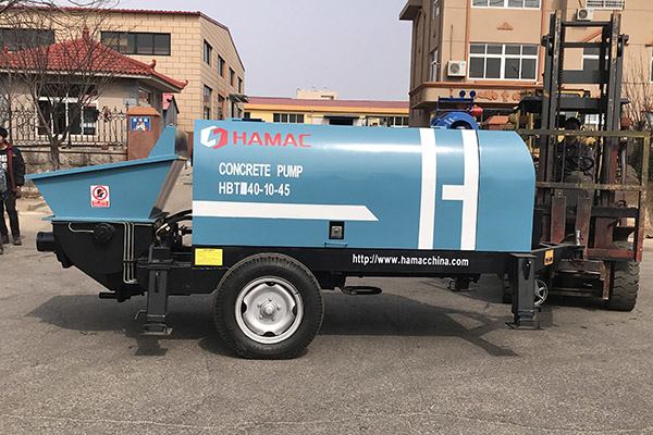 Pompa Beton Listrik HBT40 di Kenya