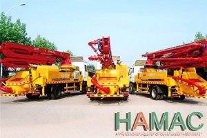 HMC5025 Truk Pompa Beton Boom