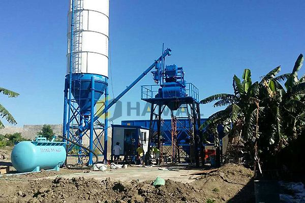 HZS35 Pabrik Pengaduk Beton Kecil di Indonesia