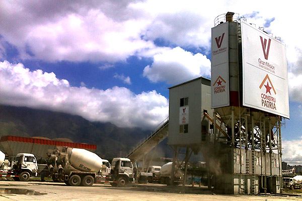 Pabrik Pengadukan Beton HZS100 di Venezuela