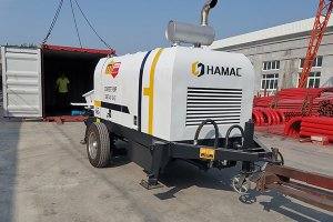 <b>Pompa Beton DHBT40 dan Mixer Self-loading di Peru</b>