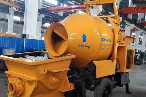 Mixer Beton DHBT15 dengan Pompa di Nikaragua