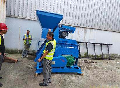 Mixer Beton Poros Ganda JS500 ke Guatemala