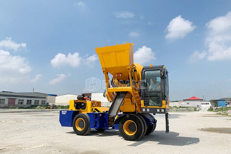 Bagaimana cara kerja mixer beton self-loading?