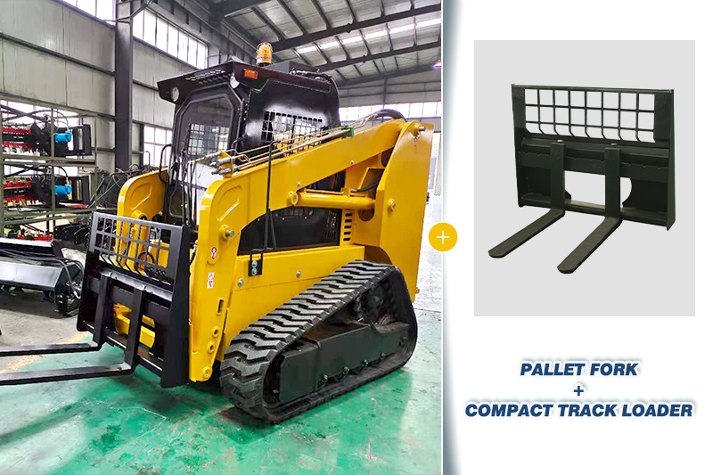 PALLET FORK COMPACT TRACK LOADER