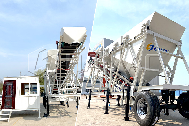 dry mix concrete mixer